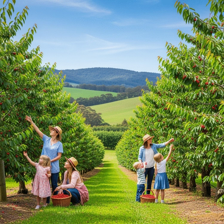 how to plan a cherry picking day trip in Australia