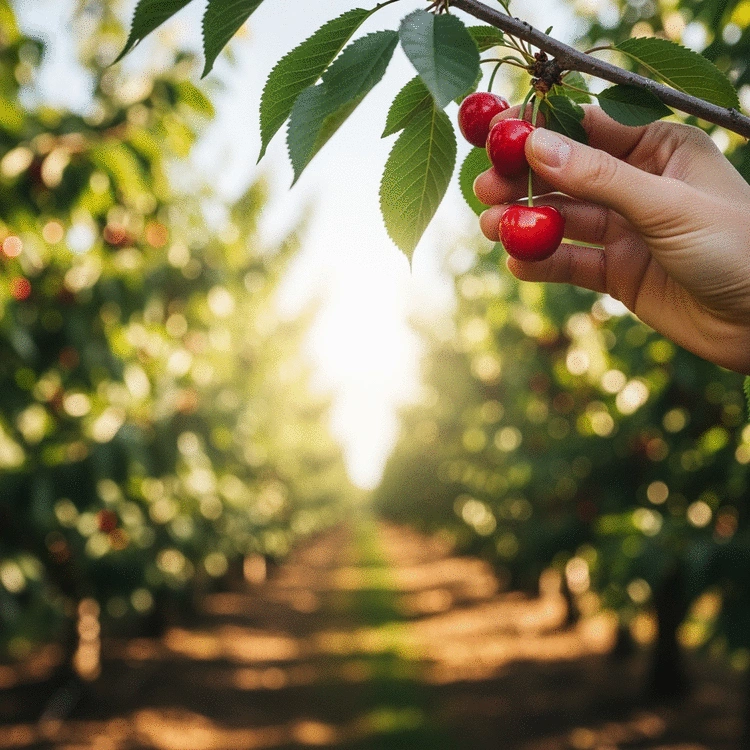 best time to pick cherries in Australia